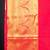 Black and red traditioanl semi silk saree