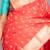 Peach traditional silk saree