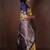 Acid green small border silk saree