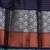 Pastel blue green brocade silk saree