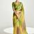 Multi colour organza tissue sequins embroidery handwork wedding wear saree