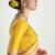 Organza tissue pink and yellow sequins embroidery handwork engagement wear saree
