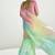 Multi colour organza tissue sequins embroidery handwork wedding wear saree