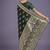 Dark green with gold bordar banarasi zari woven satin saree