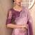 Chifoon silk party wear saree multi color with embroidery work
