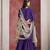 Chinon silk purple embroidered palazzo readymade salwar suit-Full Stitched free size
