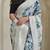 Sky Blue Pure  Organza Saree