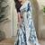 Sky Blue Pure  Organza Saree