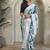 Sky Blue Pure  Organza Saree