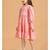 Solid Polyester Wedding Dress for Girls - A-Line, Round Neck, Half Sleeves