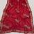 Red Zari sequin Embroidered Georgette Saree