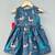 Woodland print grey dress with bow for girls