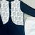 Tiger printed attached nehru jacket with kurta & pants for boys