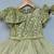 Dazzling green & gold sequin gown  for girls