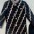 Royal black brocade sherwani with straight pants for boys