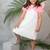 Ruched detailed dress in net with pink organza bow for girls