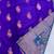 Royal Blue banarasi silk blend Jacquard Woven Saree