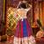 Multi Color Navratri Special fully stitched lehenga choli