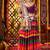 Multi Color Muslin Print Mirror Work fully stitched lehenga choli