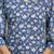 Blue cutwork neck design