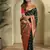 Dark Green Paithani silk blend Sarees 