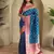 Blue Paithani silk blend Sarees 