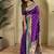 Plum Paithani silk blend Sarees 