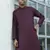 cotton blend purple kurta