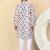 Men cotton Multicolor and white geometric printed kurta