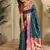 Teal Green Paithani silk blend Sarees 
