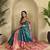 Teal Green Paithani silk blend Sarees 