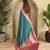Teal Green Paithani silk blend Sarees 