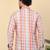 Men cotton orange ethnic motifs short kurta