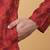 Men maroon silk blend jacquard kurta