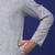 Men grey linen solid kurta