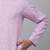 Men purple linen solid kurta