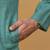 Men green cotton linen striped kurta