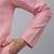 Men pink cotton linen striped kurta
