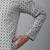 Men grey cotton floral printed kurta
