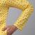 Men yellow cotton floral printed kurta