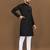 Black embroidery work with sequence men's kurta and Pyjamas for Mens