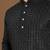 Black embroidery work with sequence men's kurta and Pyjamas for Mens