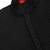 Men cotton embroidered sequined black kurta