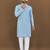 Sky embroidery work with sequence men's kurta and Pyjamas for Mens