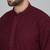 Men cotton embroidered sequined Red kurta