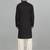 Cotton silk sequenced embroidered black kurta