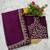 Plum Sequins Embroidered Jimmy Choo Saree