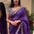 Purple Sequins Embroidery Work Jimmy Choo Saree