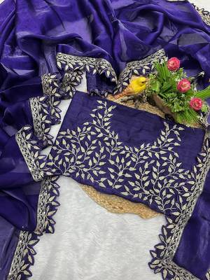Purple Sequins Embroidery Work Jimmy Choo Saree 3