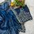 Teal Sequins Embroidery Work Jimmy Choo Saree